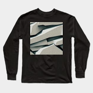 Stylized Granite Stone Pattern Texture #8 Long Sleeve T-Shirt